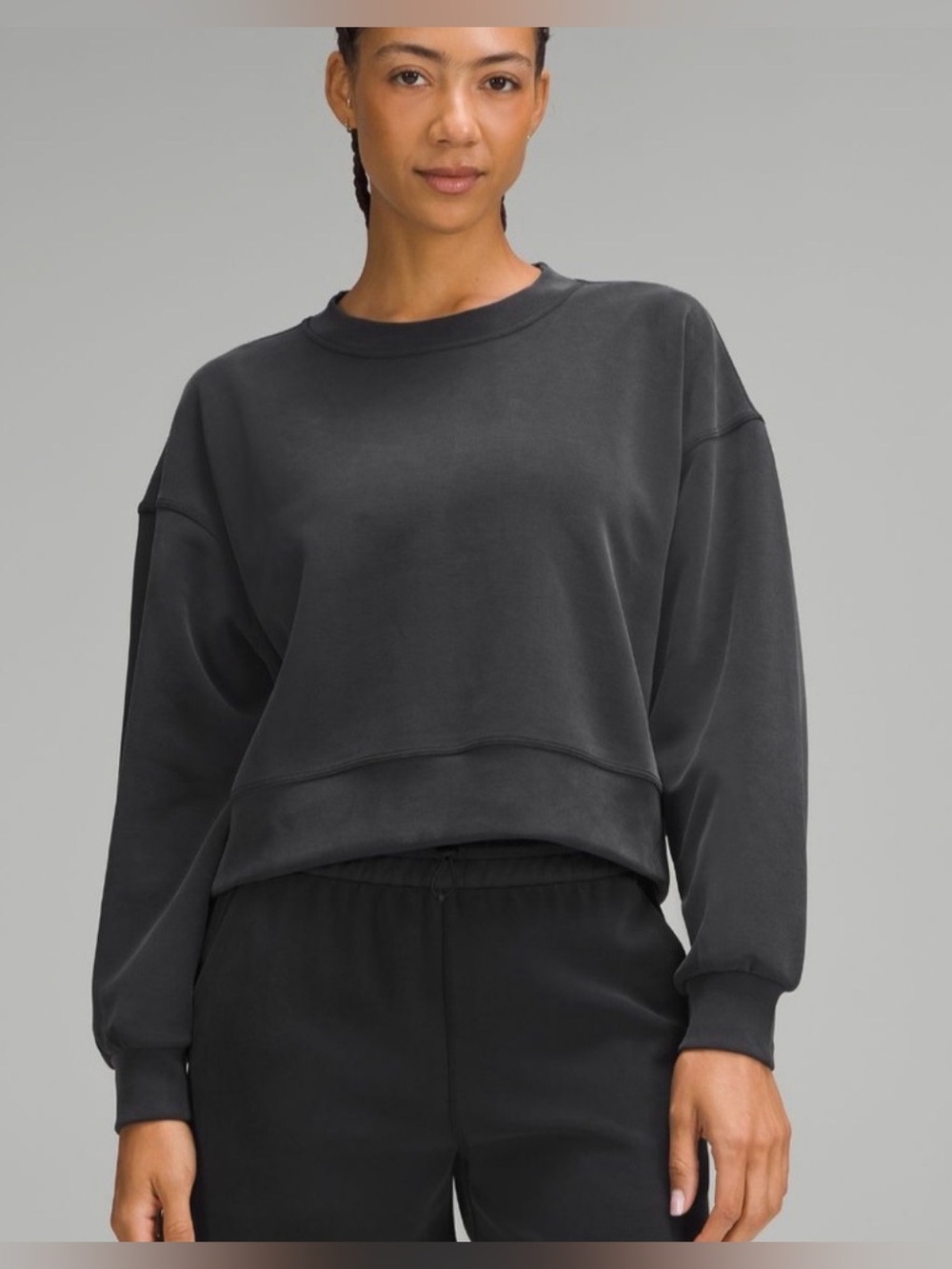 Lululemon Softstreme Perfectly Oversized Cropped Crew